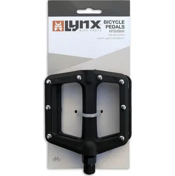 Pedál na kolo Platformové pedály Lynx černé