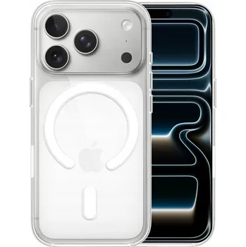Pouzdro na mobilní telefon Kryt CASE POUZDRO MagSafe pro iPhone 17 Pro Max transparentní PRŮHLEDNÝ