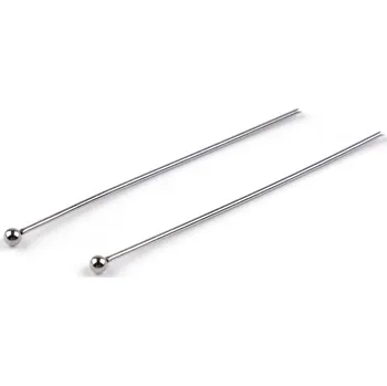 Hobby drát Ketlovací nýt s kuličkou 40 mm z nerezové oceli Varianta: platina, Balení: 20 ks
