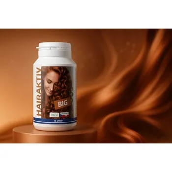 Přípravek proti padání vlasů GLOBAL 3000 s.r.o. HAIRAKTIV BIG - 500 tablet (komplex pro vlasy)