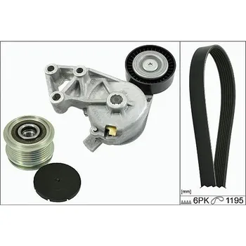 Sada zebrovanych klinovych remenu HEPU 20-1782