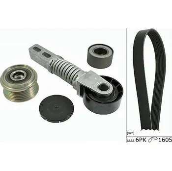 Sada zebrovanych klinovych remenu HEPU 20-1873