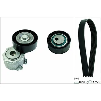 Sada zebrovanych klinovych remenu HEPU 20-1892