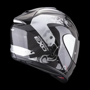 Motodoplněk Moto přilba SCORPION EXO-1400 CARBON AIR ARANEA černo/bílá 2H171062