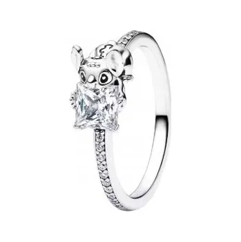 Prsten Stříbrný Prstýnek s kubickou zirkon 19mm stříbro 925 vel 20 19mm