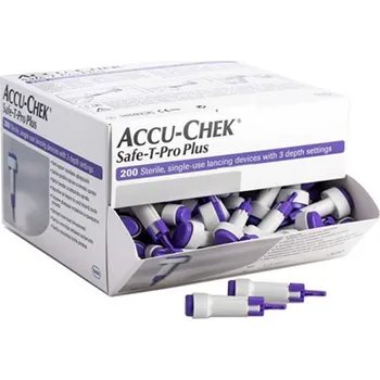Injekční stříkačka Lanceta Accu-Chek Safe-T-pro Plus (200ks)