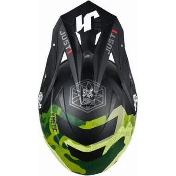 Helma na motorku Moto přilba JUST1 J39 KINETIC matná camo army zeleno/černá 2H52991587