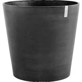Květináč Výsadbový květináč Ecopots Amsterdam s kolečky plastový Ø 80 cm V 75 cm tmavě šedý