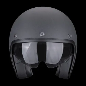 Helma na motorku Moto přilba SCORPION BELFAST EVO GRAPHITE tmavě šedá 2H87765895