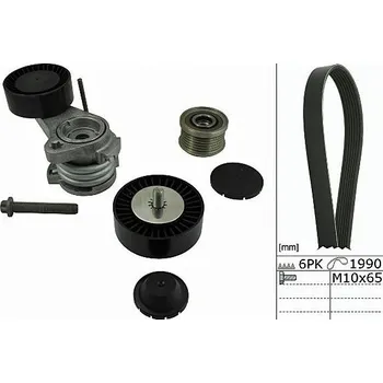 Sada zebrovanych klinovych remenu HEPU 20-1857