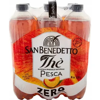 Limonáda San Benedetto Broskvový Ice Tea Zero bez cukru 1,5l