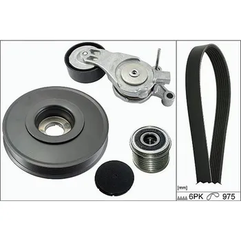 Sada zebrovanych klinovych remenu HEPU 20-1861