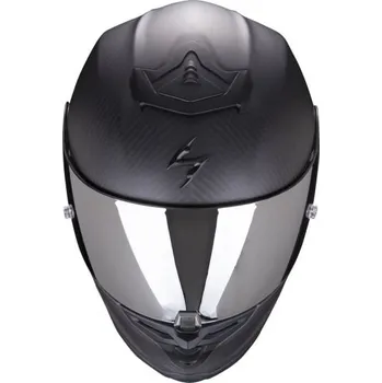 Helma na motorku Moto přilba SCORPION EXO-R1 CARBON AIR CARBON solid černá matná 2H32990290