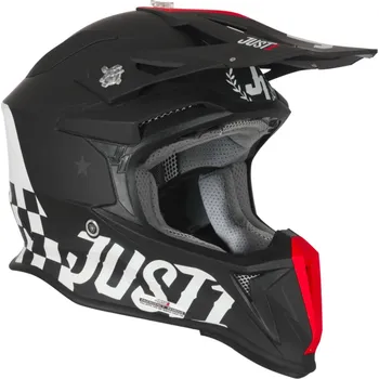 Helma na motorku Moto přilba JUST1 J18F + MIPS OLD SCHOOL matná černá 2H60843351