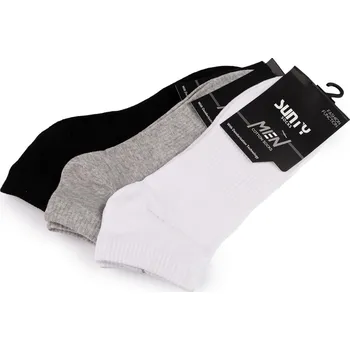 pracovní ponožka Pánské bavlněné ponožky kotníkové Varianta: 4 (vel. 43-46) mix, Balení: 3 pár