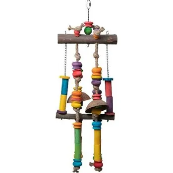 Hračka pro psa Hračka pták barevná, Giant Quapas! 26x20x84cm