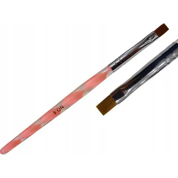 Kosmetický štětec ŠTĚTEC NA GEL AKRYL ZDOBENÝ #6