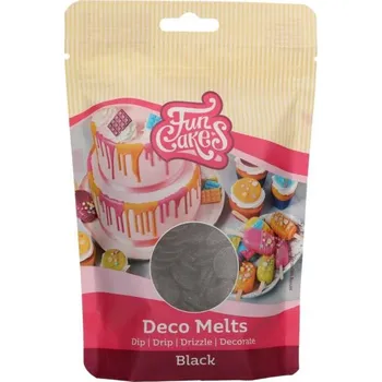 FunCakes Deco Melts 250 g, černá