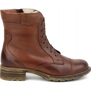 Dámská zimní obuv Olivier dámské kotníkové boty s plochým podpatkem velikost 39