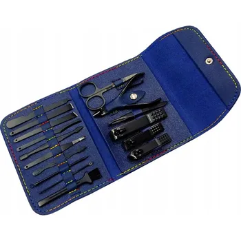 SADA NA MANIKÚRU PŘÍSLUŠENSTVÍ NA NEHTY POUZDRO 16 NÁSTROJŮ