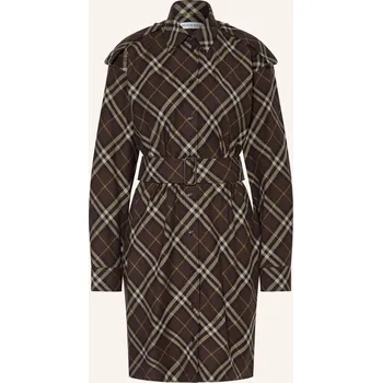 Dámské šaty Burberry Dámské Košilové Šaty Kyra, tmavě hnědá / černá /...