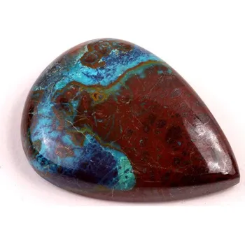 Sběratelství Kabošon Azurite Shattuckite č.6439 (35x26x8mm)