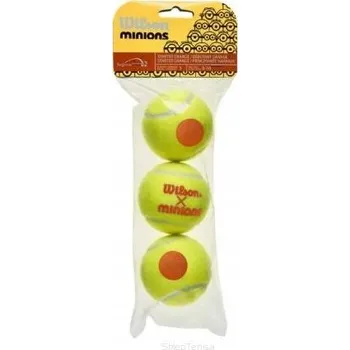 Raketový sport WILSON Minions Stage 2 oranžové 3 ks - tenisové míčky