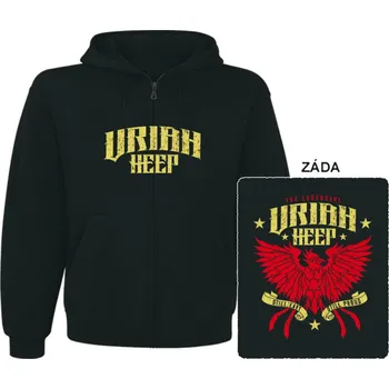 Pánská mikina Uriah Heep - mikina s kapucí a zipem 2