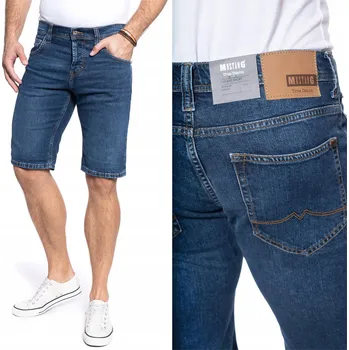 Pánské kraťasy MUSTANG CHICAGO PÁNSKÉ KRAŤASY DŽÍNOVÉ ŠORTKY W30