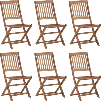 Zahradní židle VidaXL dřevěná hnědá