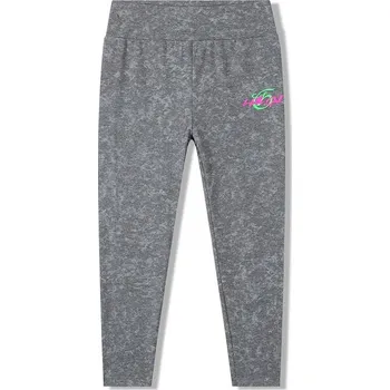 Dívčí legíny DÍVČÍ LEGÍNY MRAMOROVÉ - WL0948 Velikost: 116, Barva: Šedá