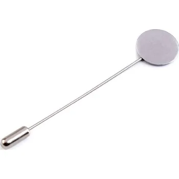 Hobby drát Ozdobný špendlík - polotovar s ploškou Varianta: 1 platina, Balení: 2 ks