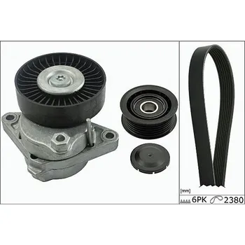 Sada zebrovanych klinovych remenu HEPU 20-1852