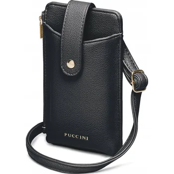 Kabelka Kabelka psaníčko PUCCINI , eko kůže černá