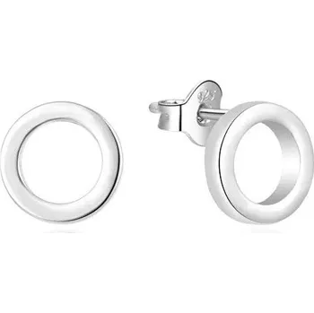 Náušnice Beneto Minimalistické stříbrné náušnice AGUP2320L