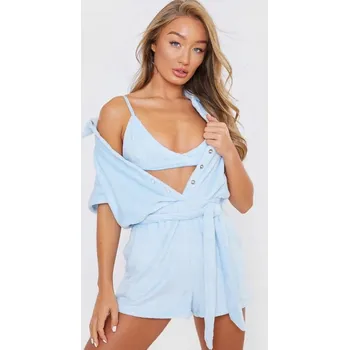 Dámské oblečení In The Style podprsenka s měkkými košíčky modrá velikost 32