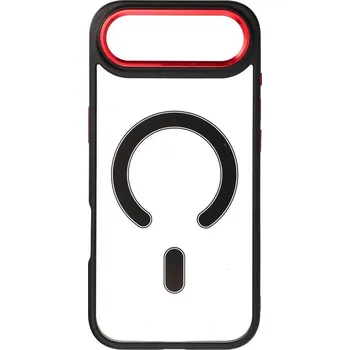 Náhradní kryt pro mobilní telefon Cover Color Edge Mag Cover kryt s MagSafe pro iPhone 17 Air Černá Červená