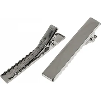Hobby drát Sponky do vlasů ploché se zoubky délka 40 mm Varianta: 3 platina, Balení: 5 ks