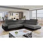 Rohová sedací souprava s nastavitelnými opěrkami hlavy Antrodem, Potah: Manila 18 + Manila 16, Strana: pravá 5903211047282