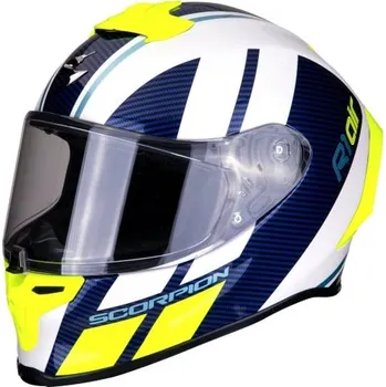 Motodoplněk Moto přilba SCORPION EXO-R1 AIR CORPUS bílo/modro/žlutá 2H30759581