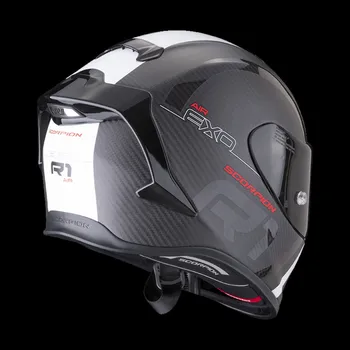 Motodoplněk Moto přilba SCORPION EXO-R1 CARBON AIR MG matná černo/bílá 2H65804746