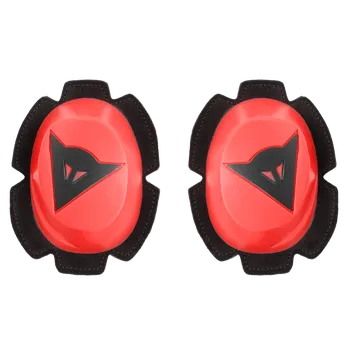 Motocyklový chránič kolene a holeně Slidery na kolena DAINESE PISTA RAIN fluo červeno/černé 2H94938908