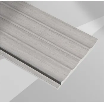 Obklad Dekorativní obkladový panel Onda 11,2 x 270 x 1,3 cm 1 ks šedý