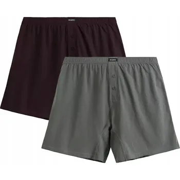 Boxerky Pánské boxerky Atlantic 2MBX-054 Jz25 Win/kha S (36) vícebarevné