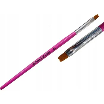 Kosmetický štětec ŠTĚTEC NA APLIKACI HYBRIDNÍHO GELU, VELIKOST 8