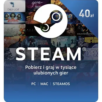 Počítačová hra Digitální dobíjecí kupón Steam Česká Republika 40 PLN