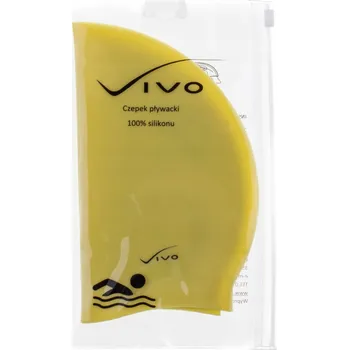 Plavecká čepice pro dospělé Silikonová Vivo žlutá
