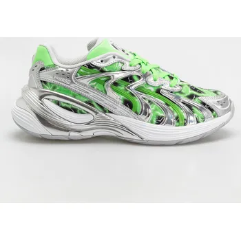 Pánská obuv Puma X RipNDip Inverse (puma silver/fluro green pes) 44, zelená