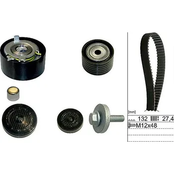 ozubení,sada rozvodového řemene HEPU 20-1916