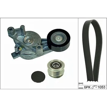 Sada zebrovanych klinovych remenu HEPU 20-1802